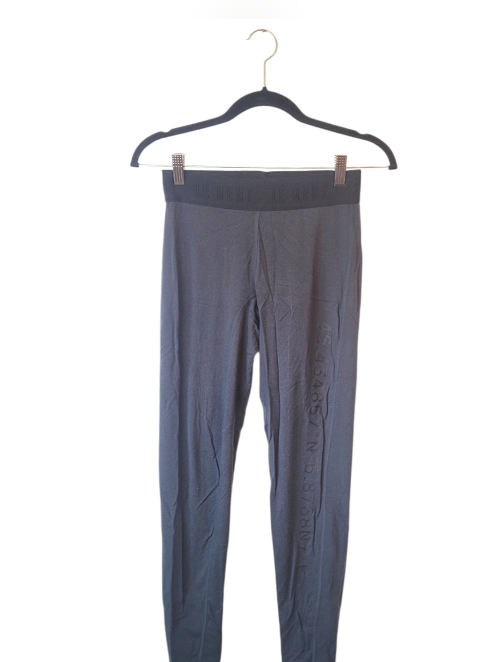 Le Bent Dark Teal Core 260GM Midweight Leggings Women's Size M